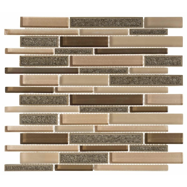 Andova Tiles ANDOVA TILES Reign 2" x 0.25" Straight Edge Glass Mosaic Wall Tile ANDREI533 - main